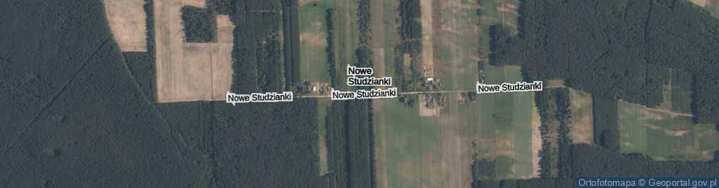 Zdjęcie satelitarne Nowe Studzianki ul.
